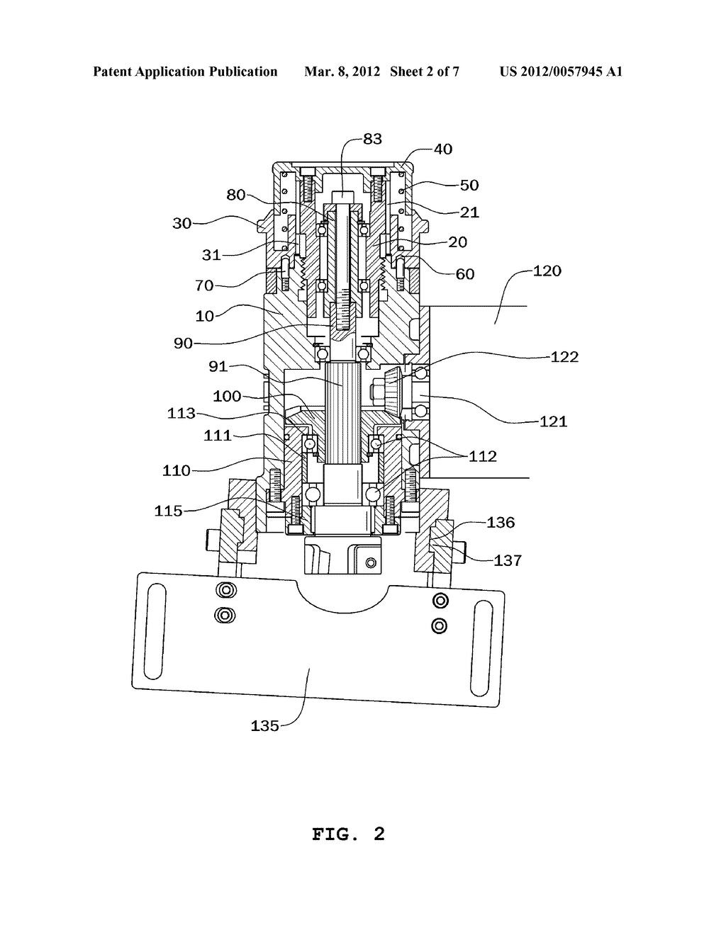 CHAMFER DEVICE FOR MACHINING WELD BEAD SURFACE WHICH ALLOWS ONE-TOUCH     CHAMFERING-AMOUNT ADJUSTMENT - diagram, schematic, and image 03