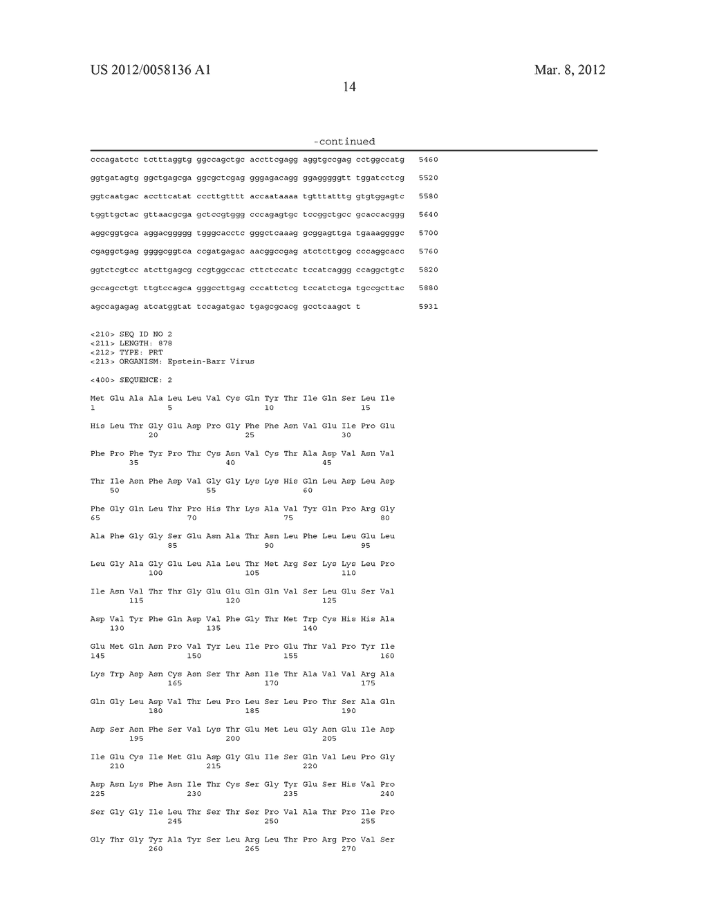 NON-SPLICING VARIANTS OF gp350/220 - diagram, schematic, and image 22