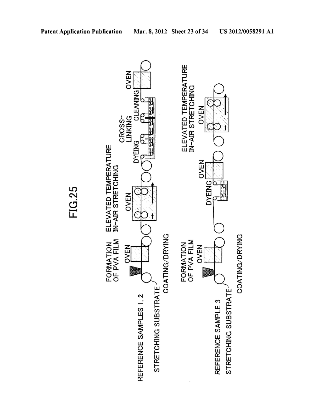 ROLL OF CONTINUOUS WEB OF OPTICAL FILM LAMINATE AND PRODUCTION METHOD     THEREFOR - diagram, schematic, and image 24