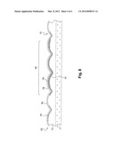 METHOD FOR PRODUCING A TEXTILE COMPLEX INCLUDING DECORATIVE PATTERNS, AND     COMPLEX THUS PRODUCED diagram and image