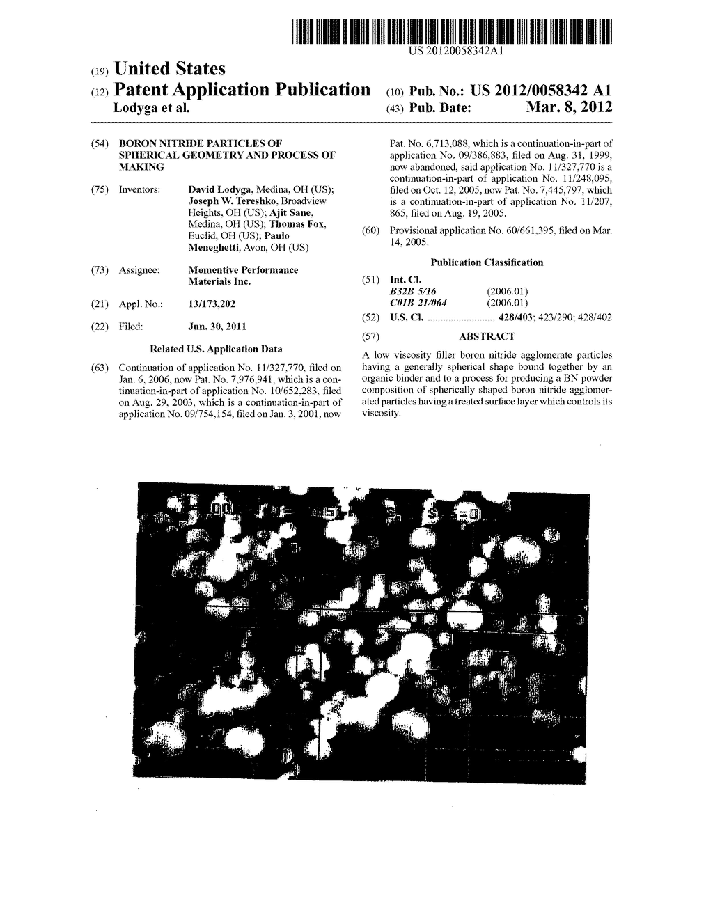 BORON NITRIDE PARTICLES OF SPHERICAL GEOMETRY AND PROCESS OF MAKING - diagram, schematic, and image 01