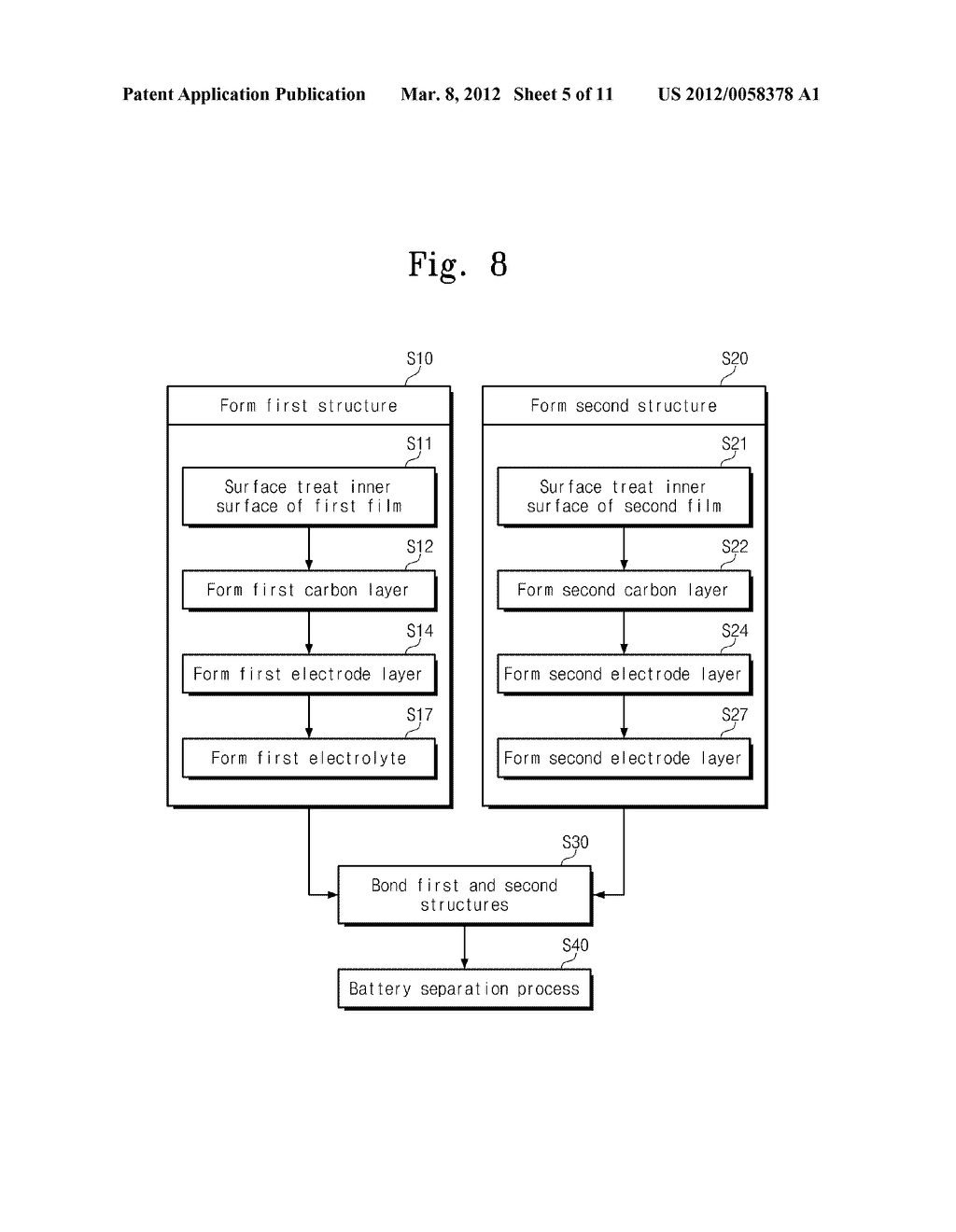 POUCH-TYPE FLEXIBLE FILM BATTERY AND METHOD OF MANUFACTURING THE SAME - diagram, schematic, and image 06