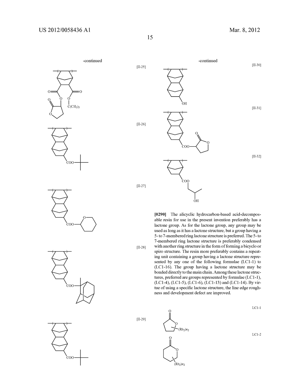 PATTERN FORMING METHOD, RESIST COMPOSITION FOR MULTIPLE DEVELOPMENT USED     IN THE PATTERN FORMING METHOD, DEVELOPER FOR NEGATIVE DEVELOPMENT USED IN     THE PATTERN FORMING METHOD, AND RINSING SOLUTION FOR NEGATIVE DEVELOPMENT     USED IN THE PATTERN FORMING METHOD - diagram, schematic, and image 22