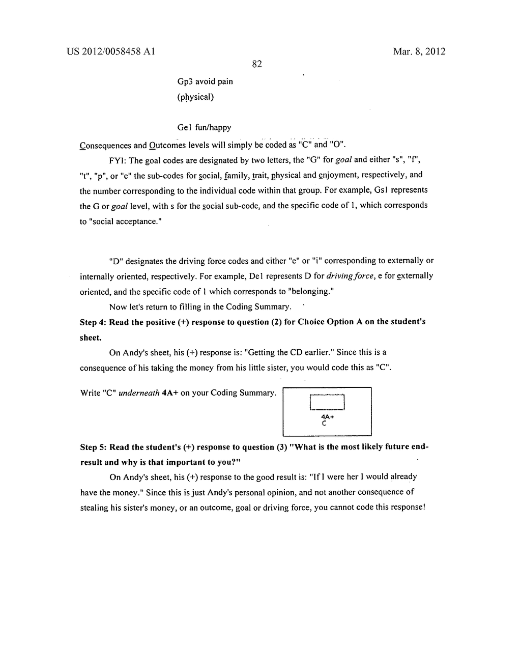 INTERACTIVE METHOD AND SYSTEM FOR TEACHING DECISION MAKING - diagram, schematic, and image 99