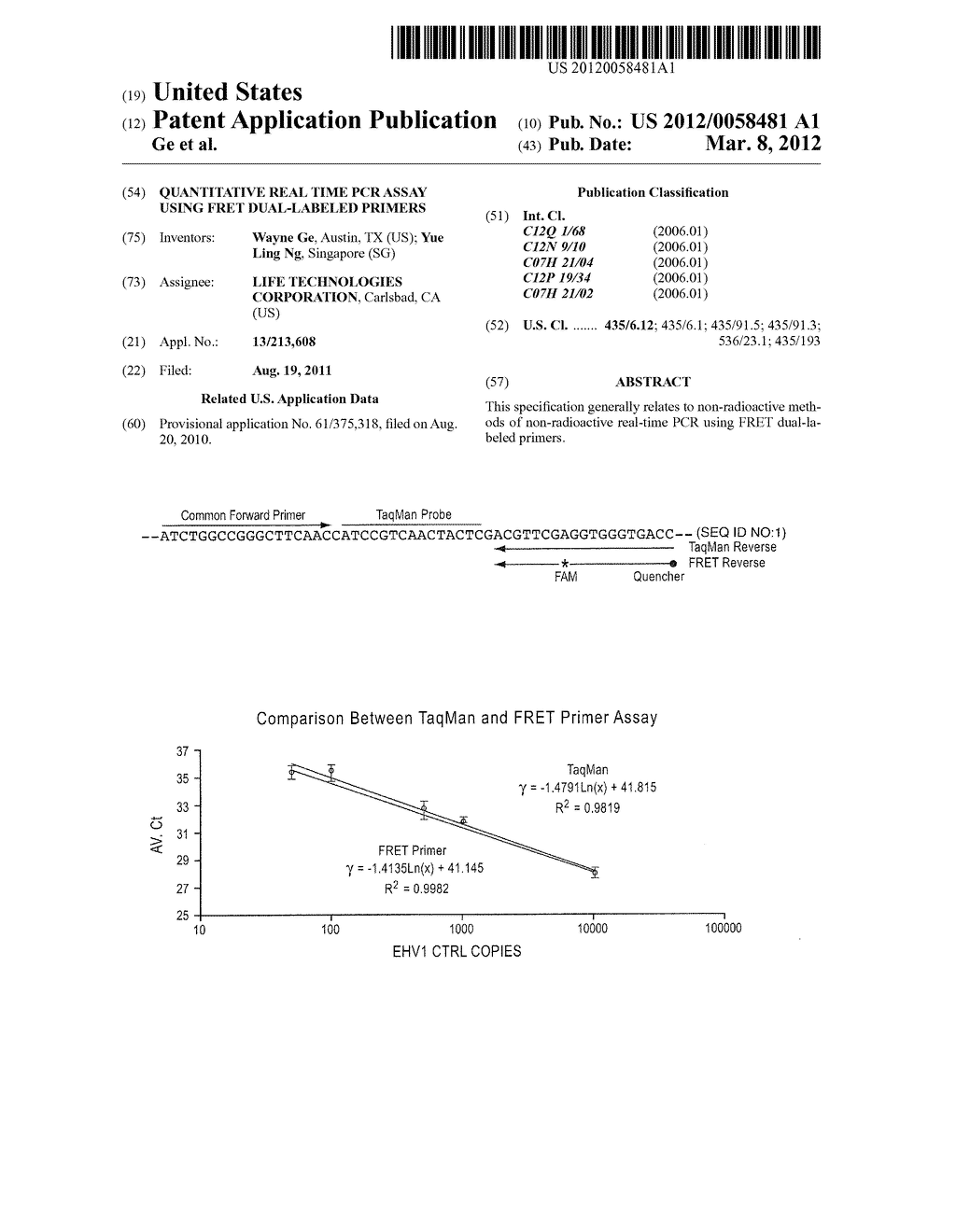 Quantitative Real Time PCR Assay Using FRET Dual-Labeled Primers - diagram, schematic, and image 01