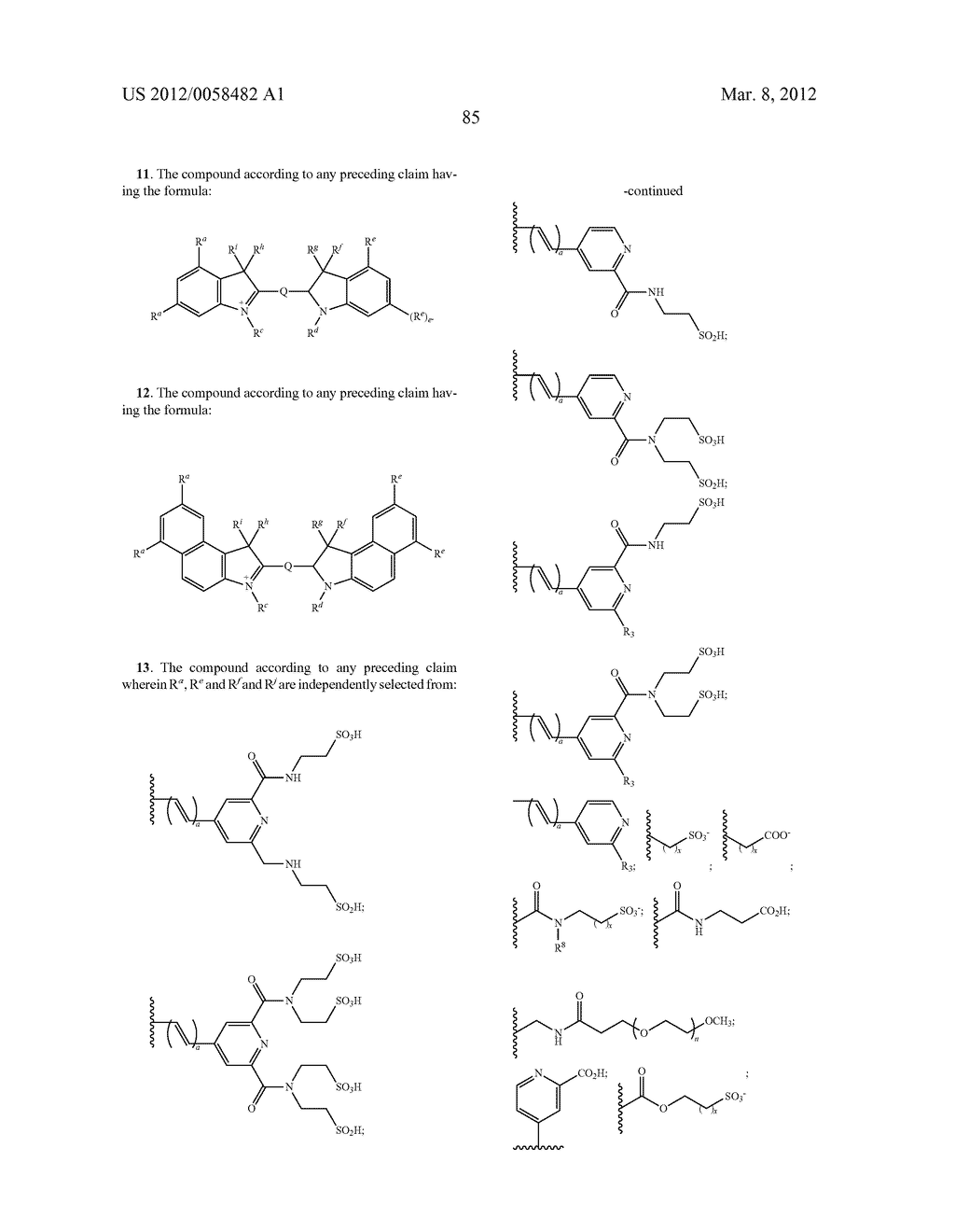 FUNCTIONALIZED CYANINE DYES (PEG) - diagram, schematic, and image 94