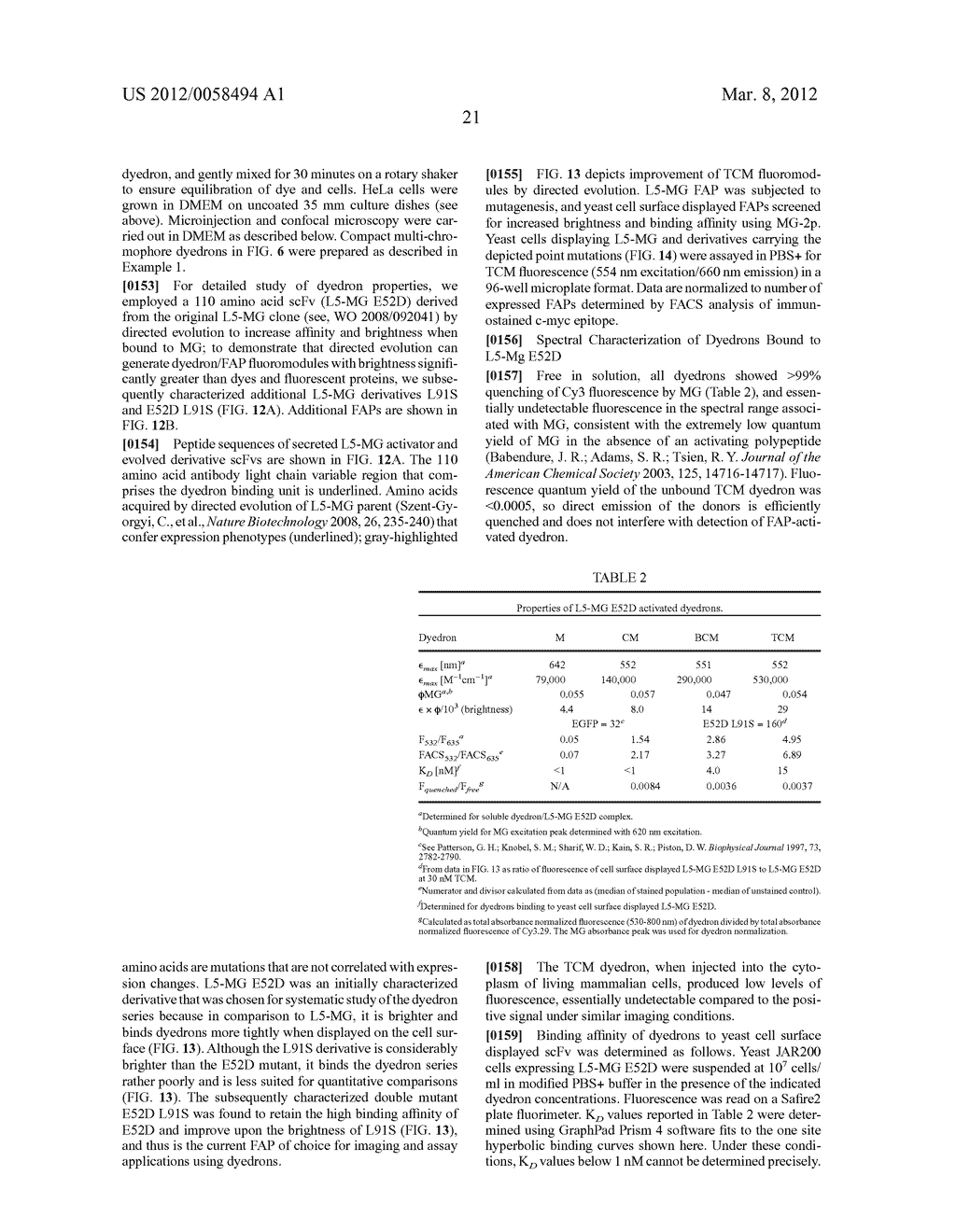 Quenched Dendrimeric Dyes for Florescence Detection - diagram, schematic, and image 47