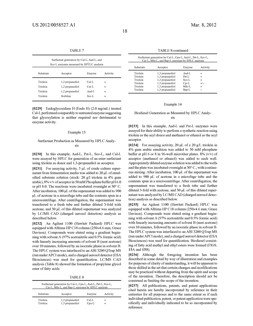 CAL A-RELATED ACYLTRANSFERASES AND METHODS OF USE, THEREOF - diagram, schematic, and image 61