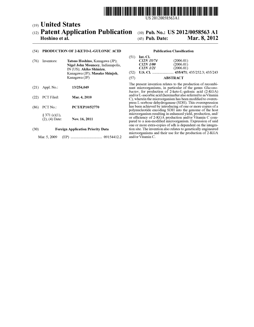 PRODUCTION OF 2-KETO-L-GULONIC ACID - diagram, schematic, and image 01