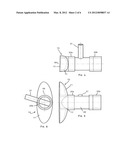 GOLF PUTTER WITH TRAMPOLINE-EFFECT DRUMHEAD STRIKING SURFACE AND PENDULUM     PLUMB-BOB PERIPHERAL WEIGHT DISTRIBUTION diagram and image