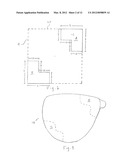 GOLF CLUB WITH OPTIMUM MOMENTS OF INERTIA IN THE VERTICAL AND HOSEL AXES diagram and image