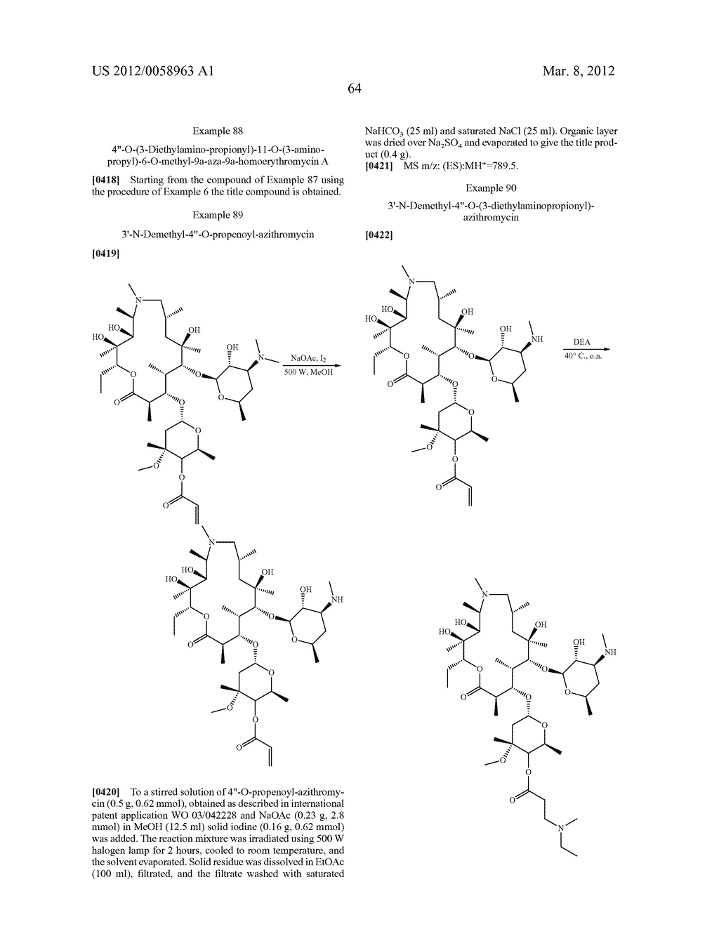 Macrolides with Anti-Inflammatory Activity - diagram, schematic, and image 65