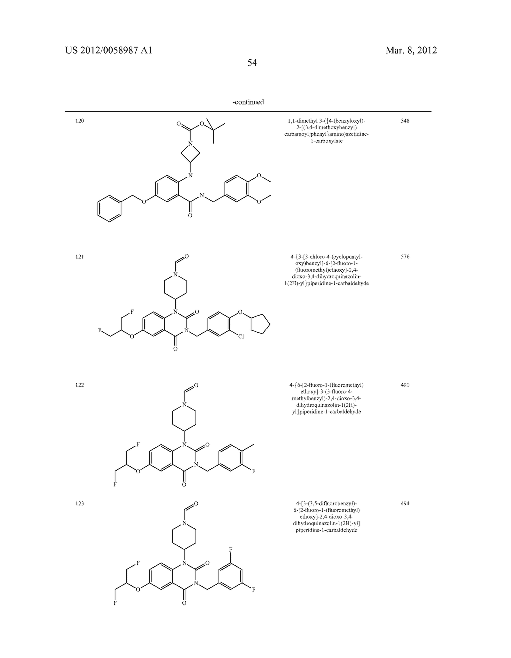 THERAPEUTIC USES OF QUINAZOLINEDIONE DERIVATIVES - diagram, schematic, and image 55