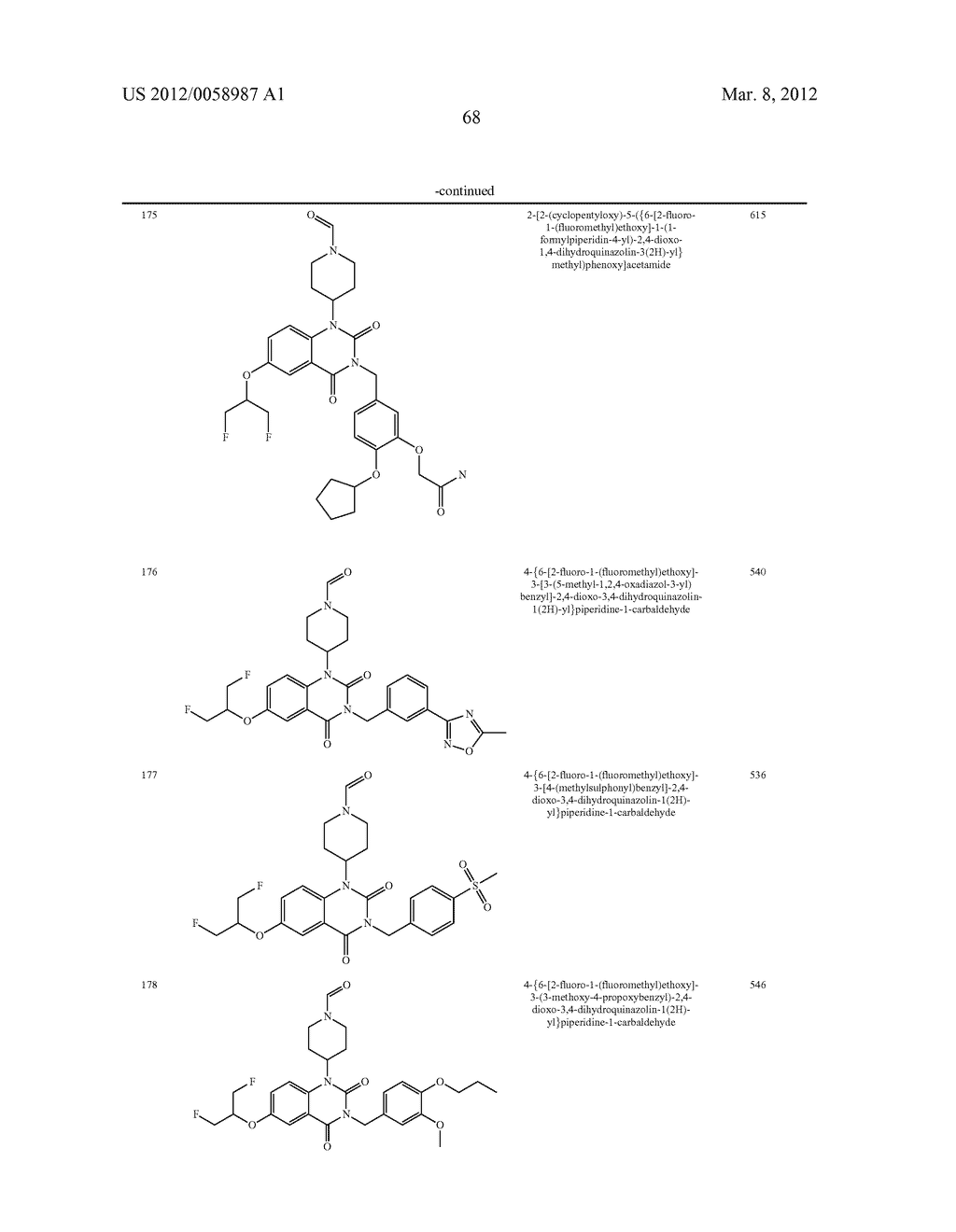 THERAPEUTIC USES OF QUINAZOLINEDIONE DERIVATIVES - diagram, schematic, and image 69