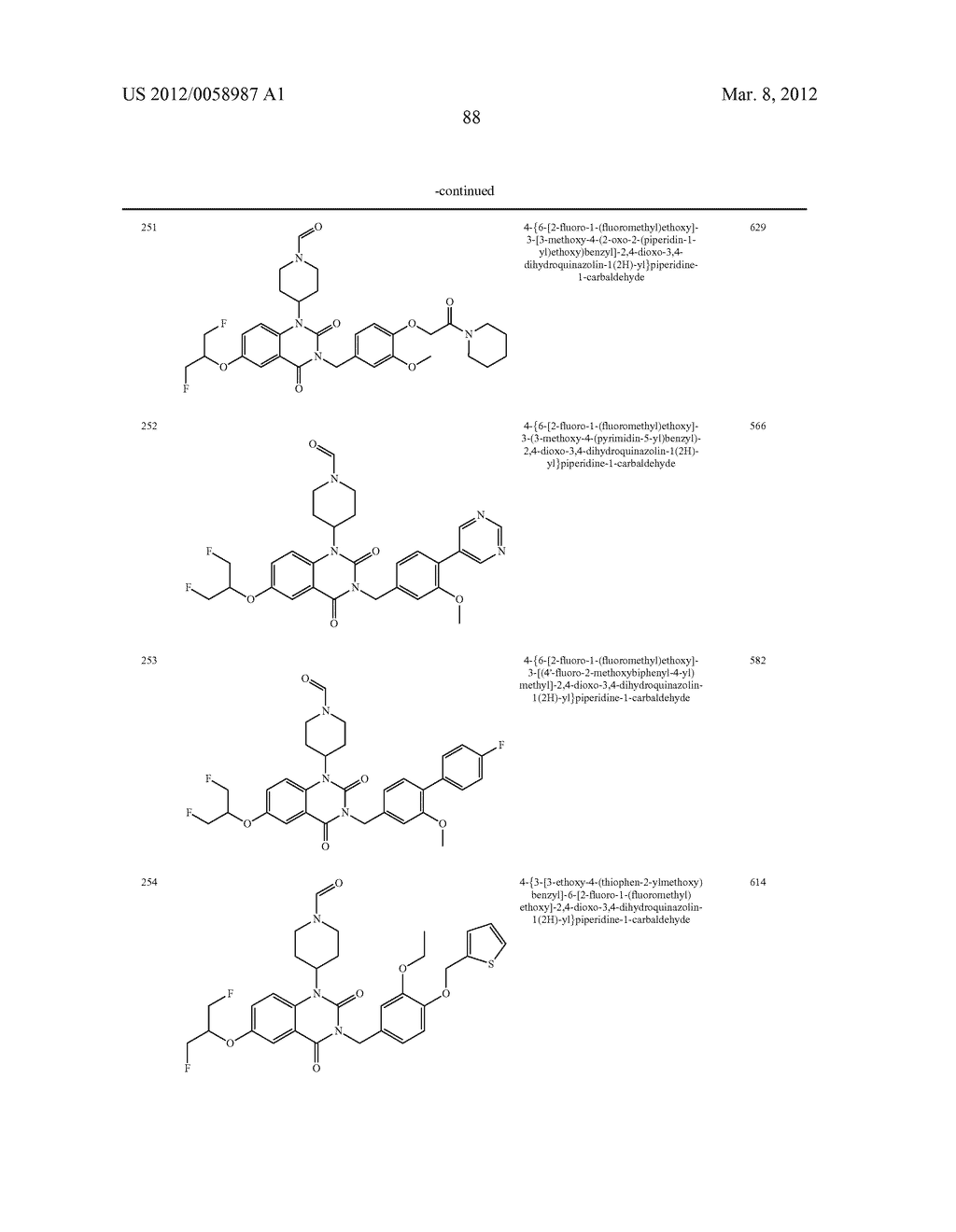 THERAPEUTIC USES OF QUINAZOLINEDIONE DERIVATIVES - diagram, schematic, and image 89