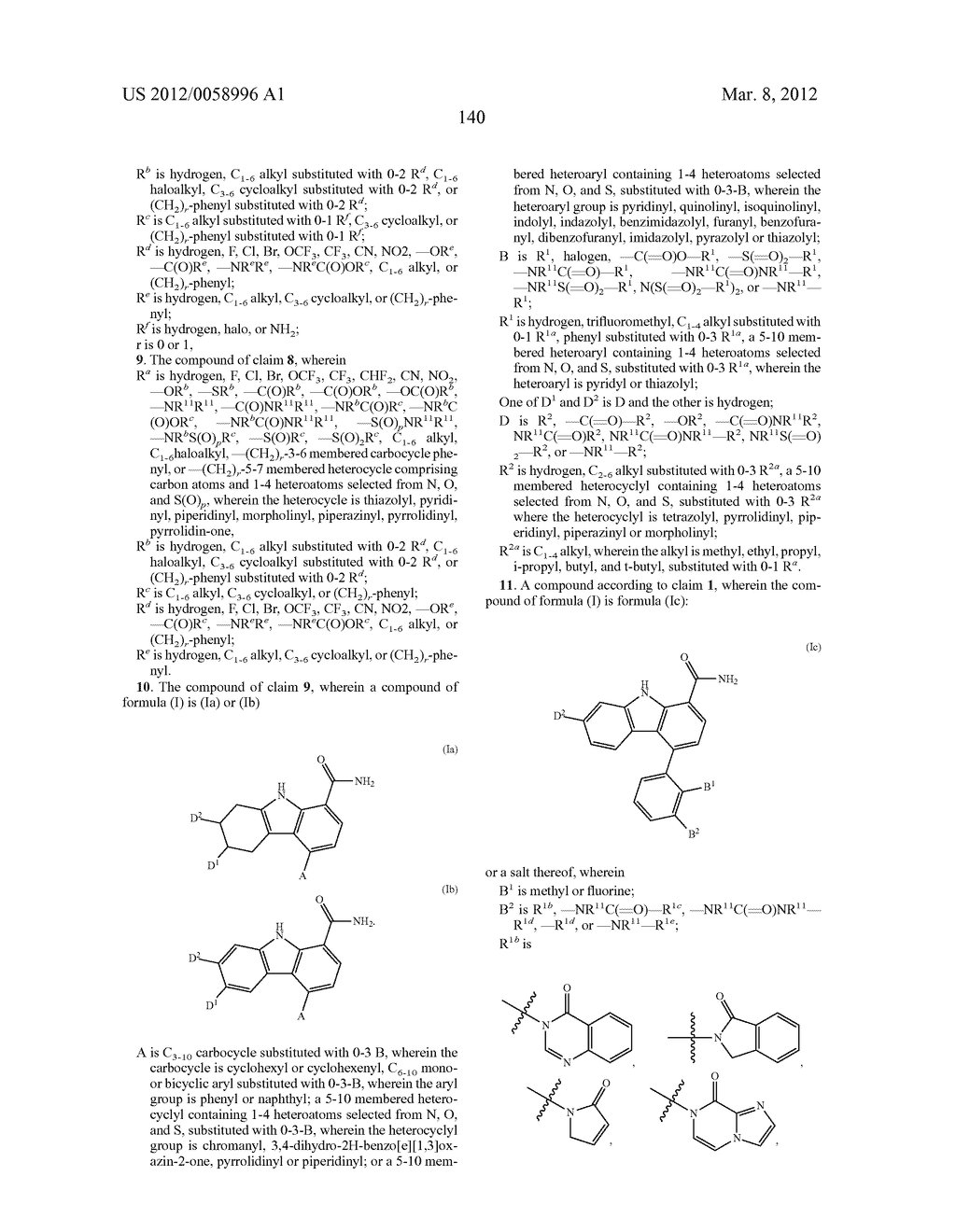 CARBAZOLE CARBOXAMIDE COMPOUNDS USEFUL AS KINASE INHIBITORS - diagram, schematic, and image 141