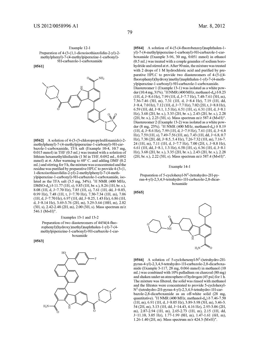 CARBAZOLE CARBOXAMIDE COMPOUNDS USEFUL AS KINASE INHIBITORS - diagram, schematic, and image 80