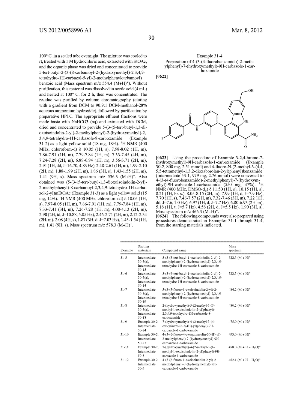 CARBAZOLE CARBOXAMIDE COMPOUNDS USEFUL AS KINASE INHIBITORS - diagram, schematic, and image 91