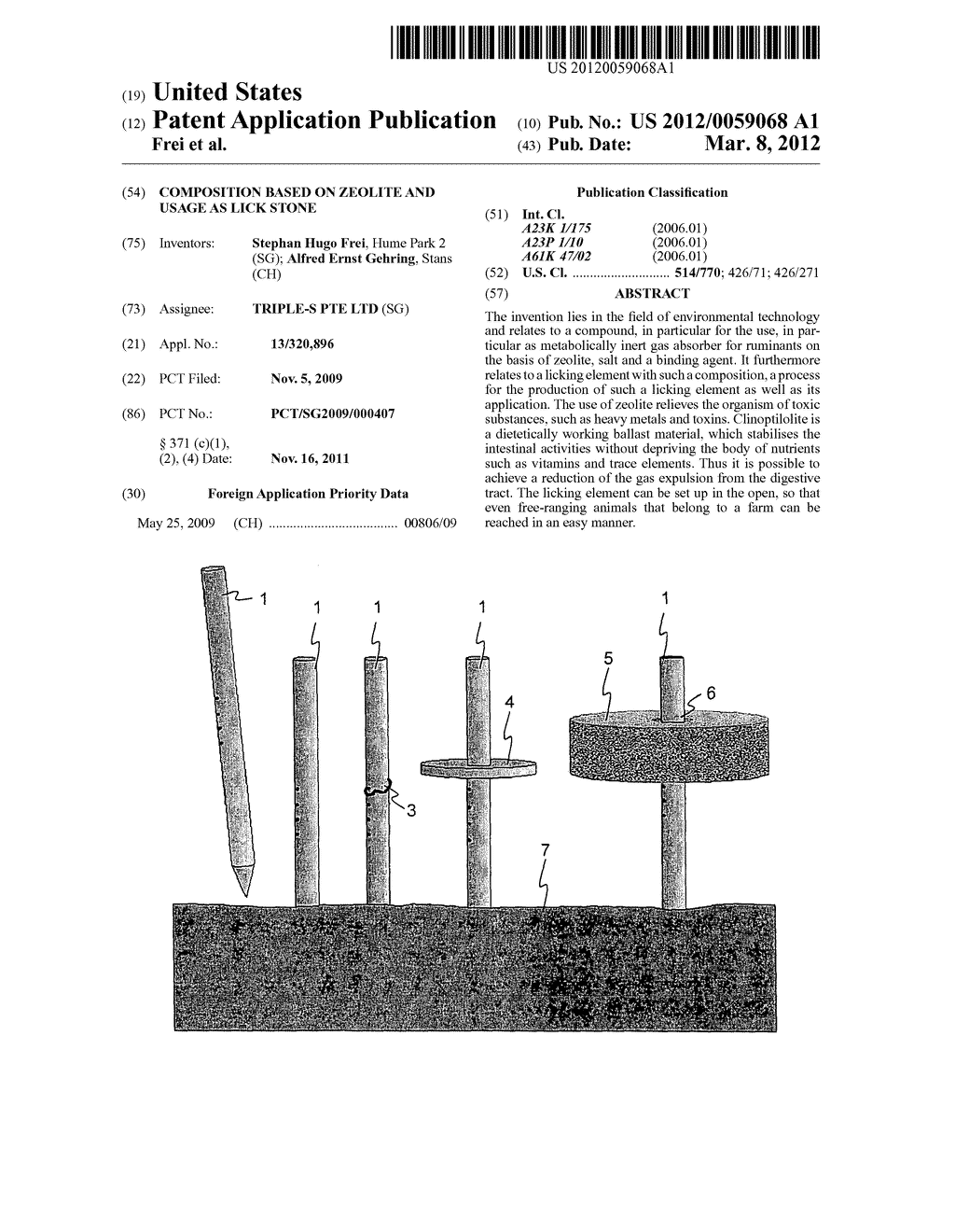 Composition Based On Zeolite And Usage As Lick Stone - diagram, schematic, and image 01