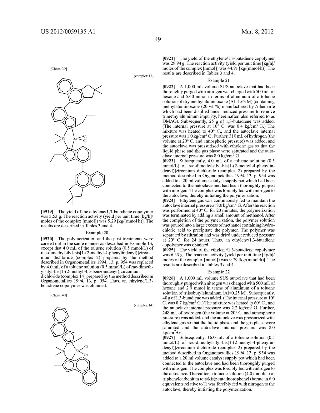COPOLYMER OF OLEFIN AND CONJUGATED DIENE, AND PROCESS FOR PRODUCING THE     SAME - diagram, schematic, and image 51