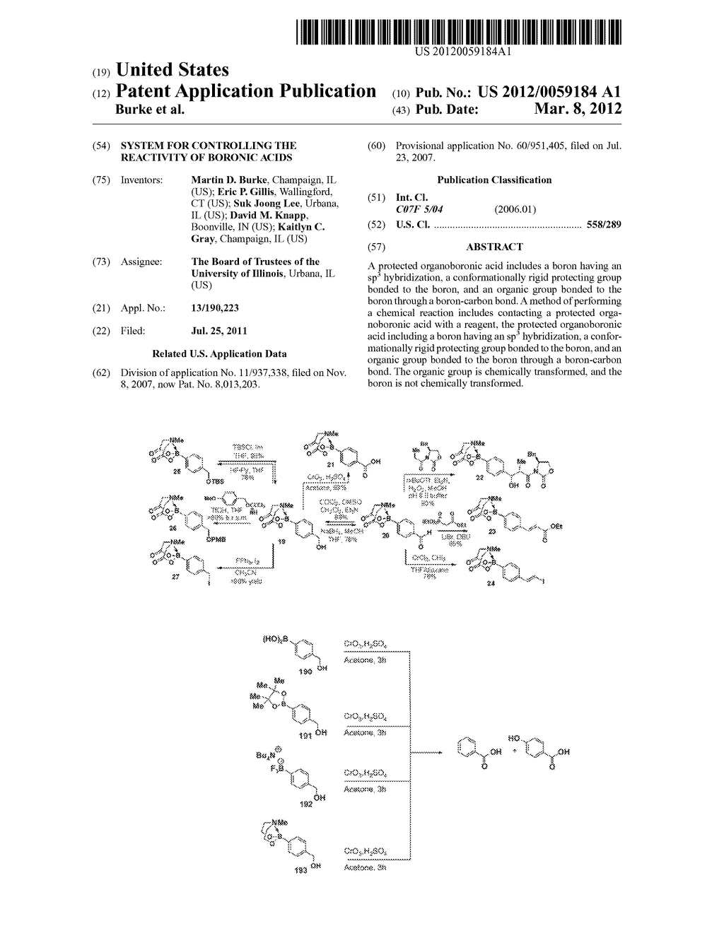 System for Controlling the Reactivity of Boronic Acids - diagram, schematic, and image 01