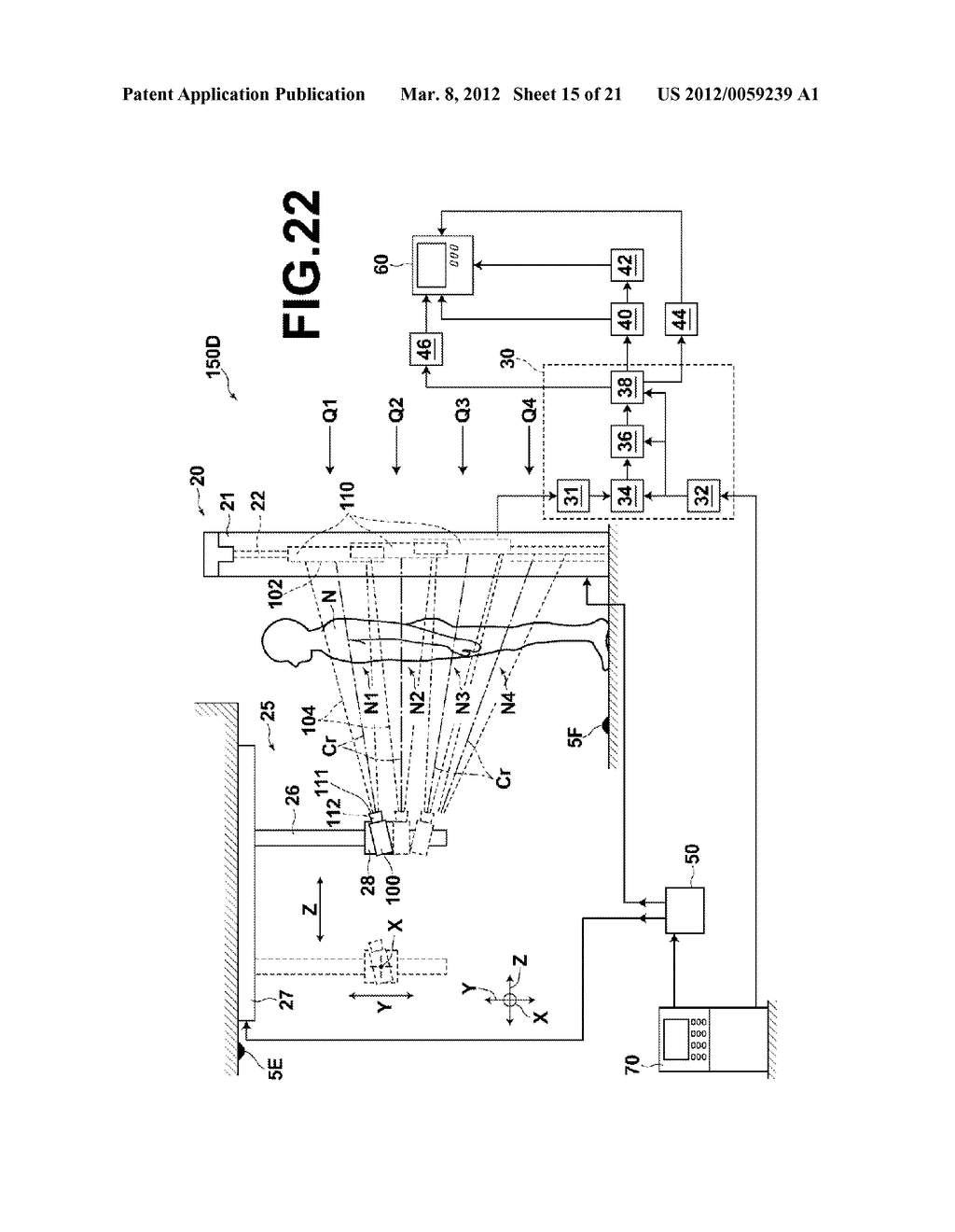 BODY MOTION DETECTION DEVICE AND METHOD, AS WELL AS RADIOGRAPHIC IMAGING     APPARATUS AND METHOD - diagram, schematic, and image 16