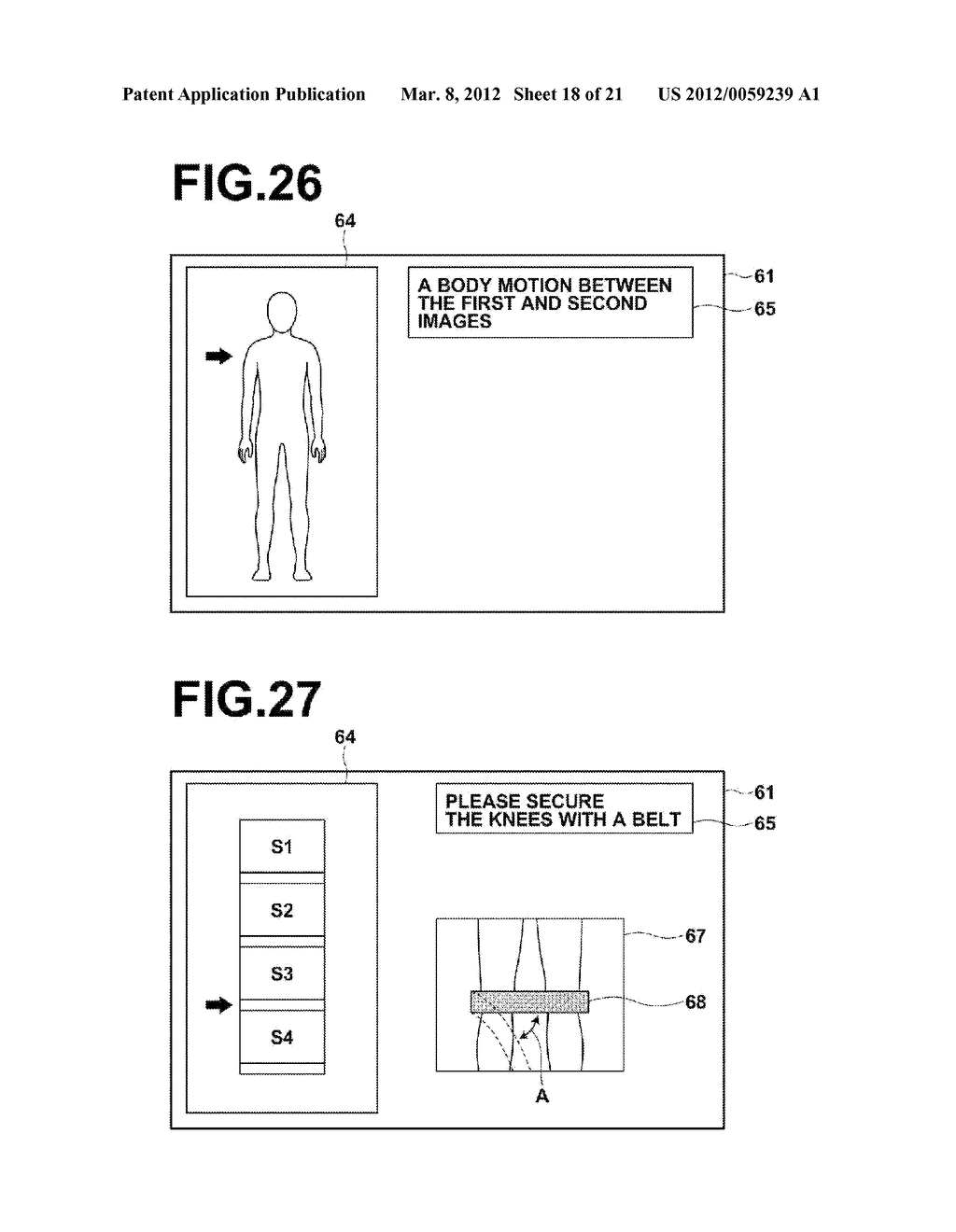 BODY MOTION DETECTION DEVICE AND METHOD, AS WELL AS RADIOGRAPHIC IMAGING     APPARATUS AND METHOD - diagram, schematic, and image 19