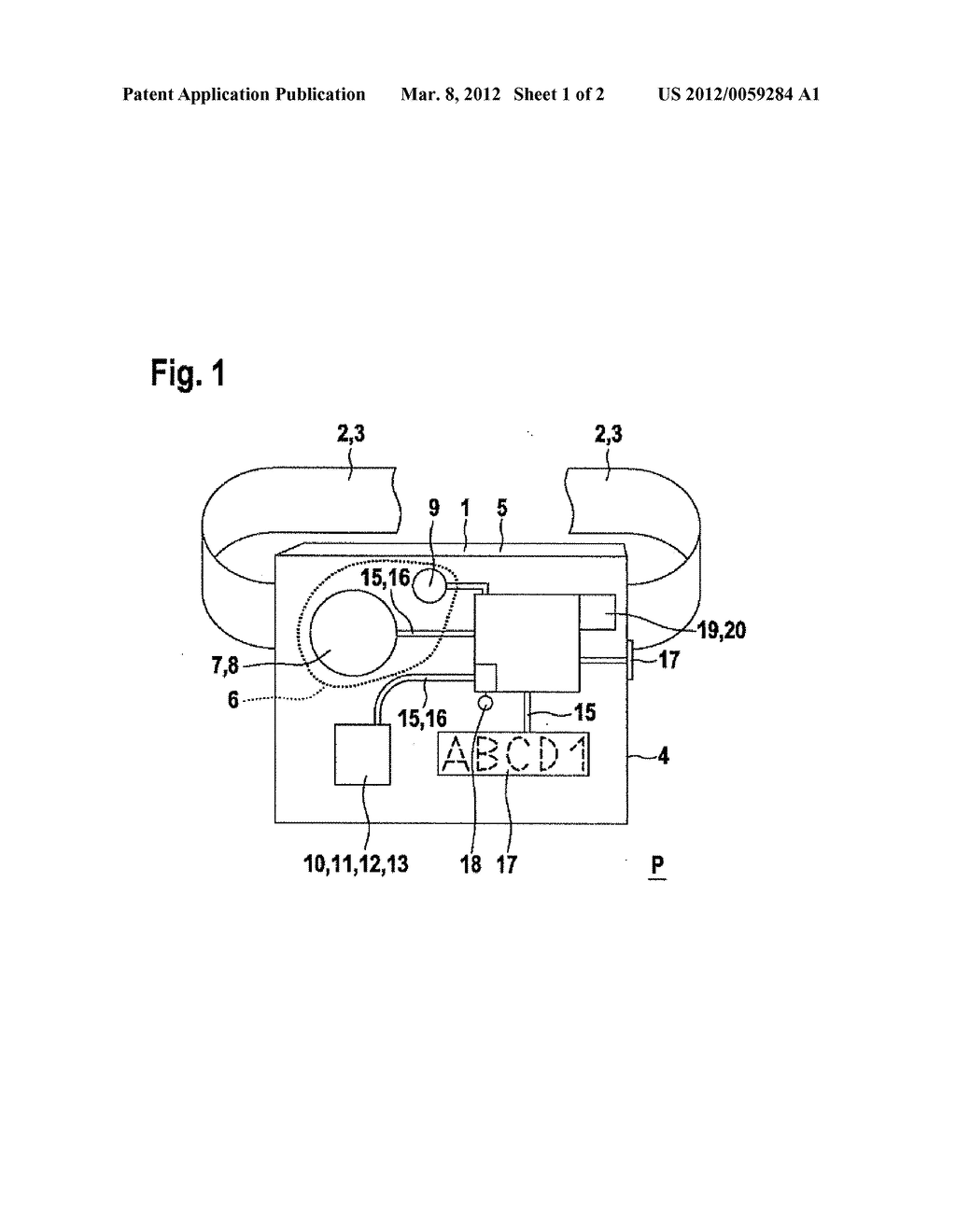 STATUS DETECTING DEVICE TO BE ATTACHED TO A LIVING BEING - diagram, schematic, and image 02
