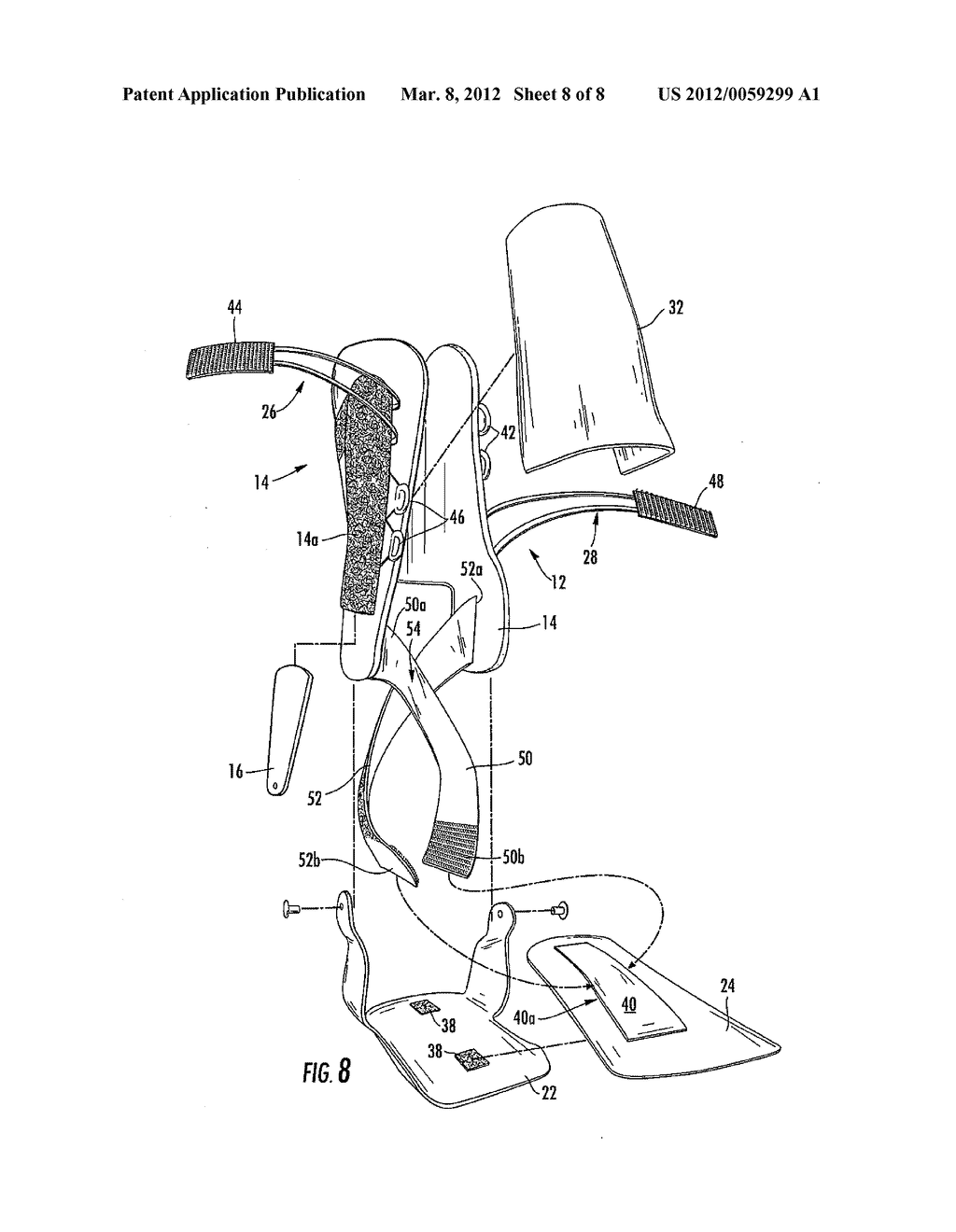 Ankle Support With Calcaneous Control Strap - diagram, schematic, and image 09