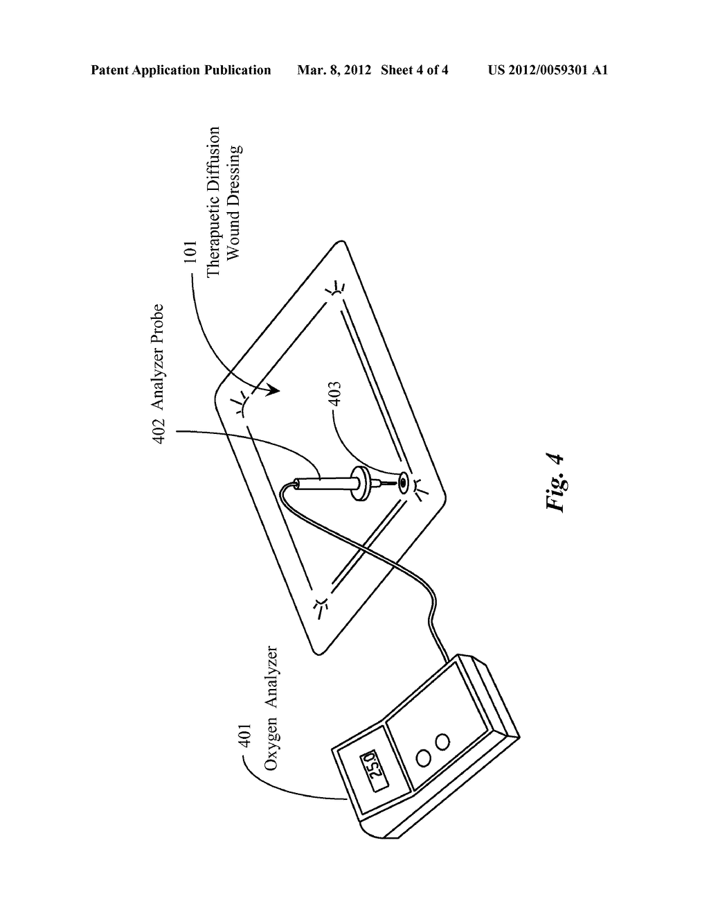 Therapuetic Diffusion Hydrocolloid Wound Dressings with Methods of Oxygen     Level Indication - diagram, schematic, and image 05