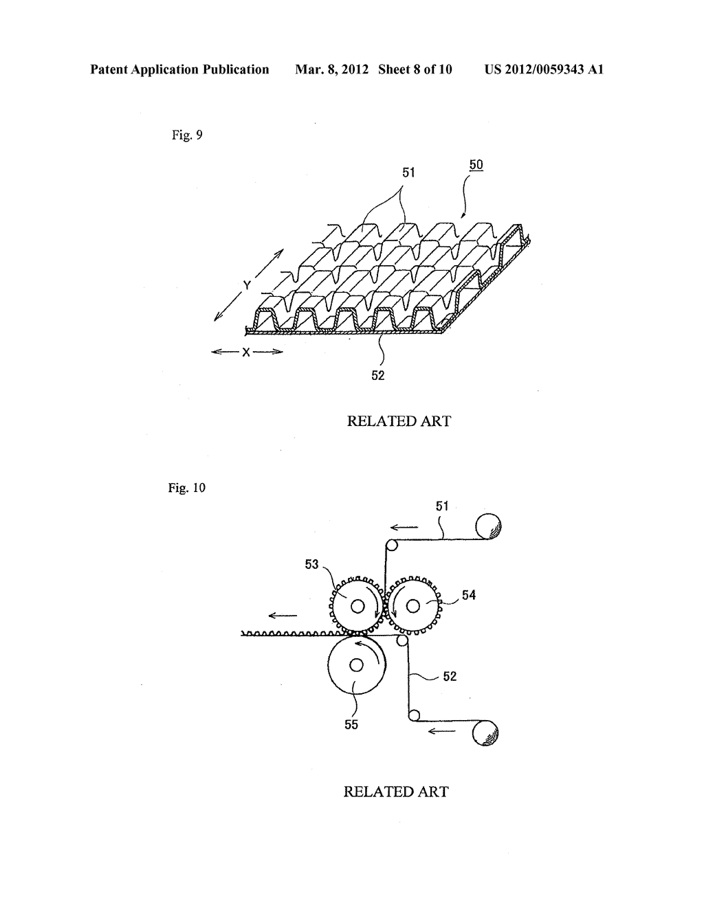 EMBOSS ROLLER AND METHOD FOR PRODUCING SURFACE SHEET USING EMBOSS ROLLER     AND ABSORBENT ARTICLE EMPLOYING SURFACE SHEET - diagram, schematic, and image 09