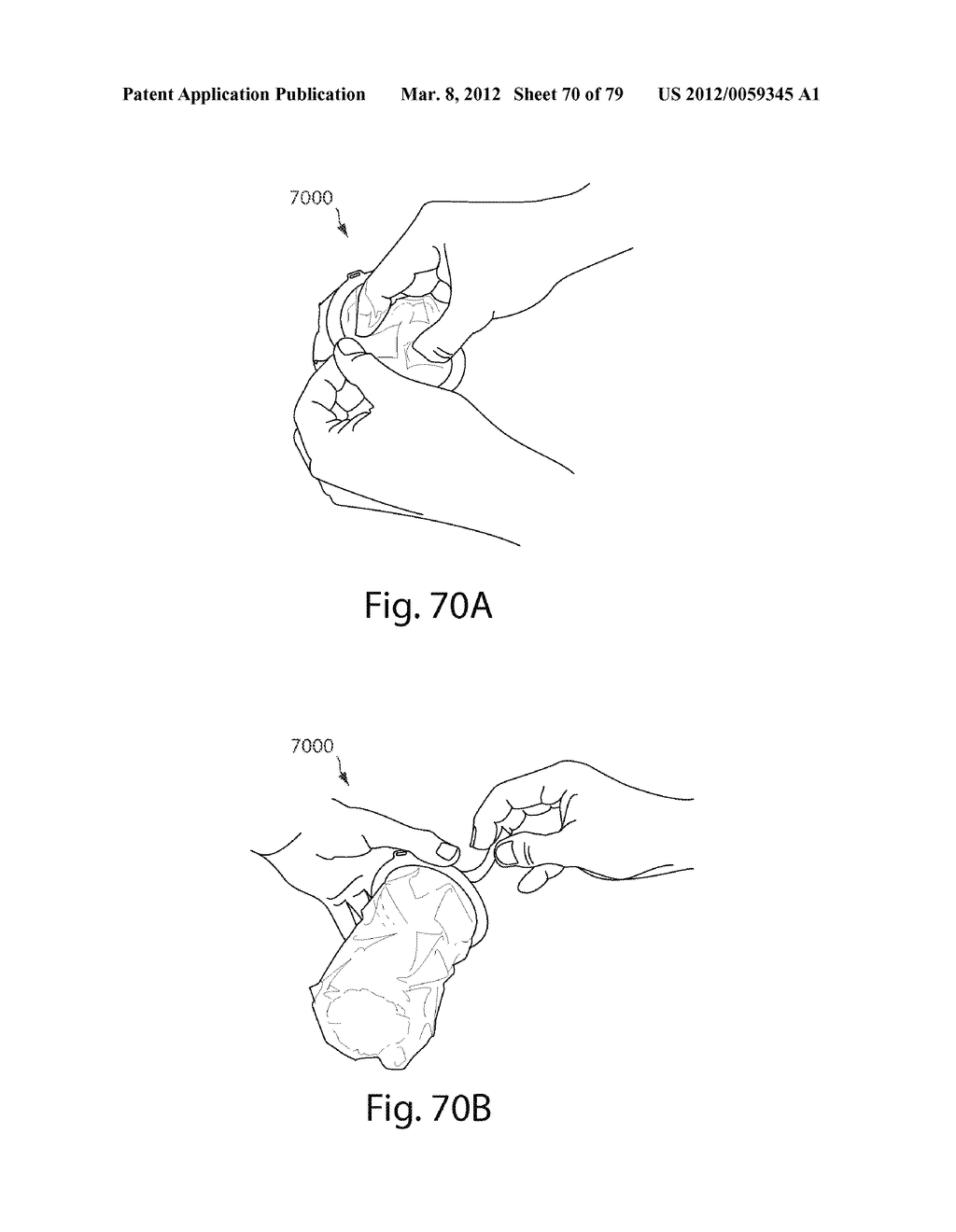 SYSTEMS AND METHODS FOR WASTE DISPOSAL USING A WEARABLE DISPOSAL BAG - diagram, schematic, and image 71