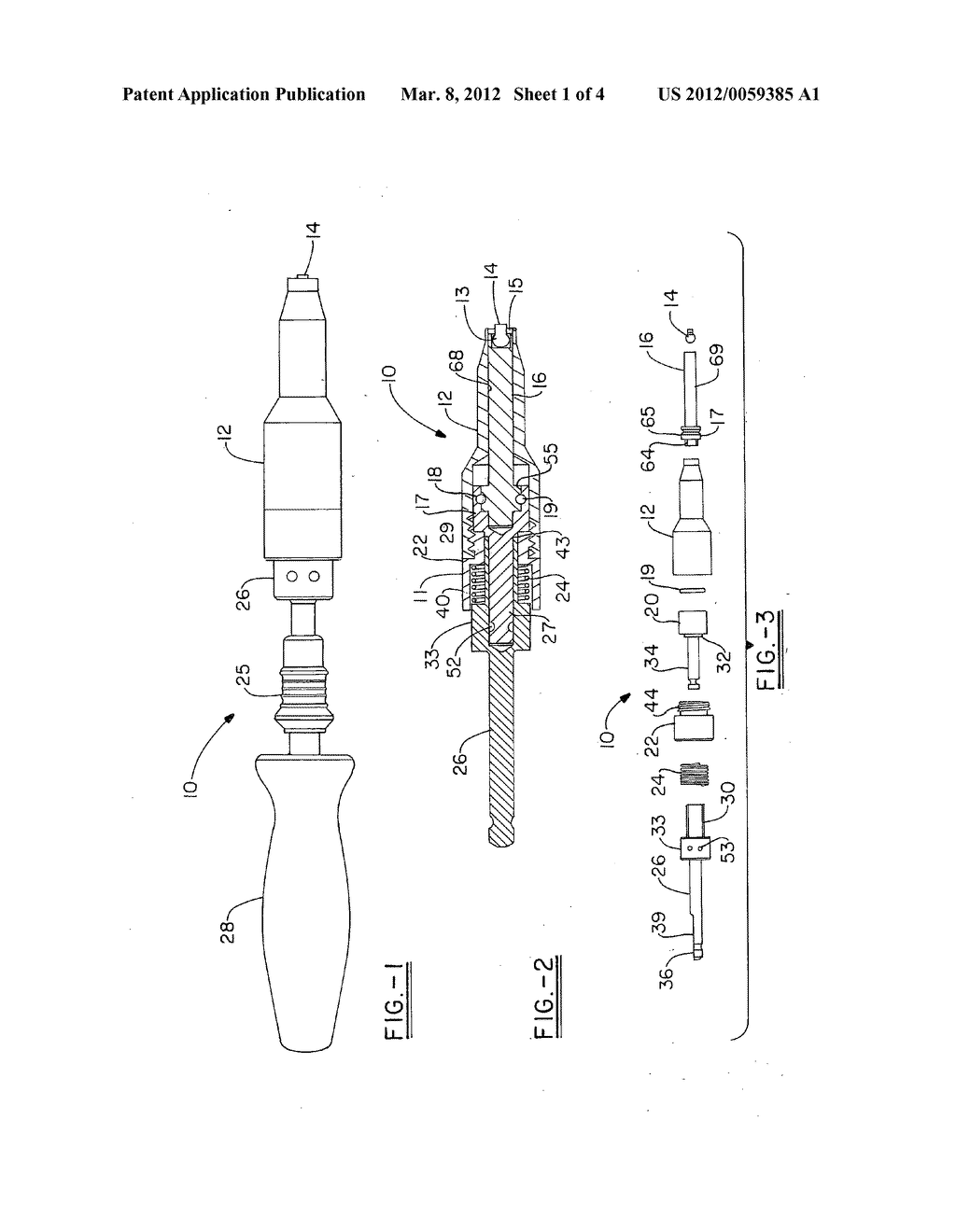 Variable angle depth limited fastener driver and variable angle fixation     system for use in orthopedic plates - diagram, schematic, and image 02