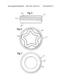 Locking Element for a Polyaxial Bone Anchor,  Bone Plate Assembly and Tool diagram and image