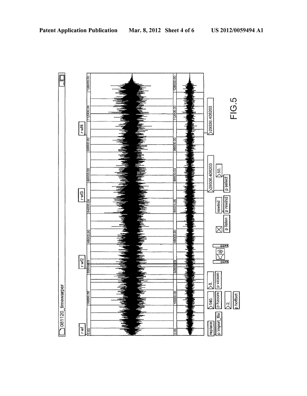 DEVICE AND METHOD FOR CONTROLLING THE PLAYBACK OF A FILE OF SIGNALS TO BE     REPRODUCED - diagram, schematic, and image 05
