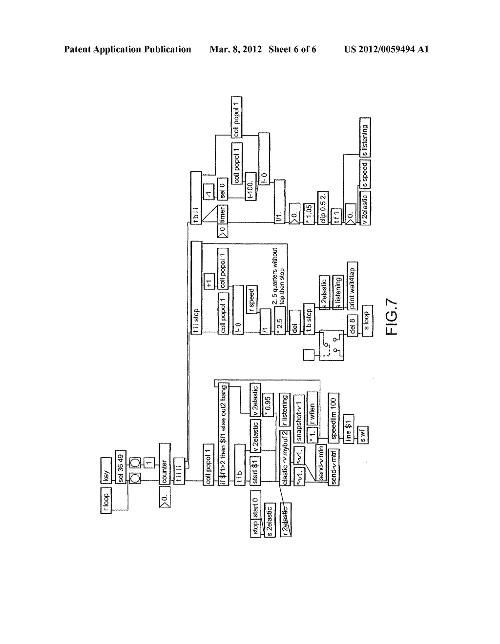 DEVICE AND METHOD FOR CONTROLLING THE PLAYBACK OF A FILE OF SIGNALS TO BE     REPRODUCED - diagram, schematic, and image 07