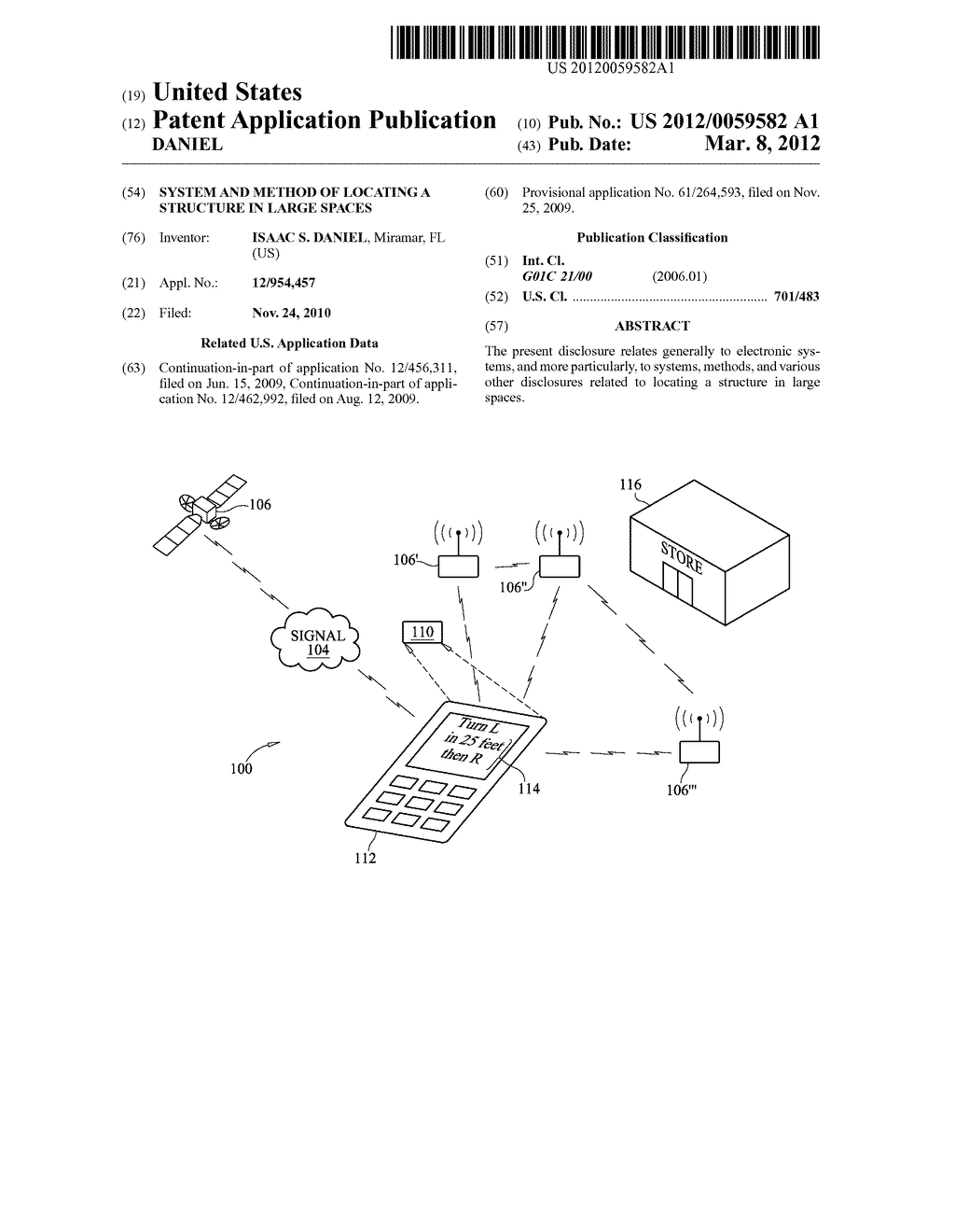 SYSTEM AND METHOD OF LOCATING A STRUCTURE IN LARGE SPACES - diagram, schematic, and image 01