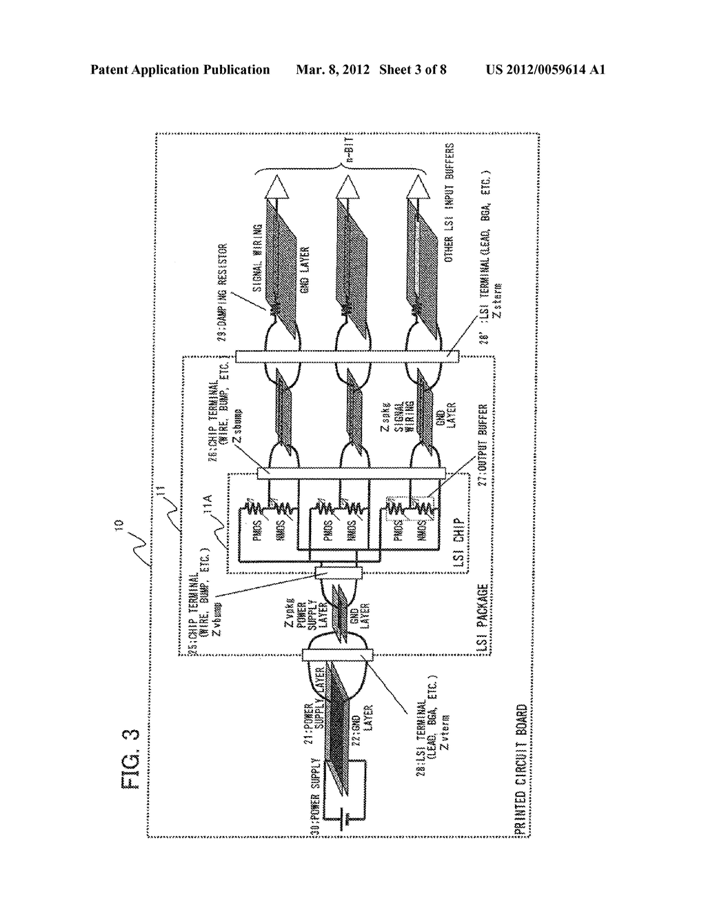APPARATUS, METHOD AND PROGRAM FOR DESIGN VALIDITY VERIFICATION OF     ELECTRONIC CIRCUIT BOARD WITH REGARD TO POWER SUPPLY NOISE SUPPRESSION - diagram, schematic, and image 04