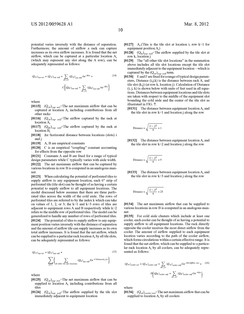 SYSTEM AND METHOD FOR EVALUATING EQUIPMENT RACK COOLING PERFORMANCE - diagram, schematic, and image 25