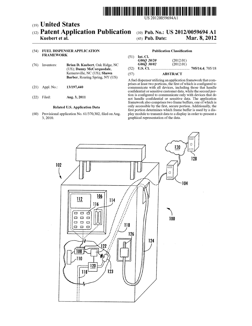 FUEL DISPENSER APPLICATION FRAMEWORK - diagram, schematic, and image 01