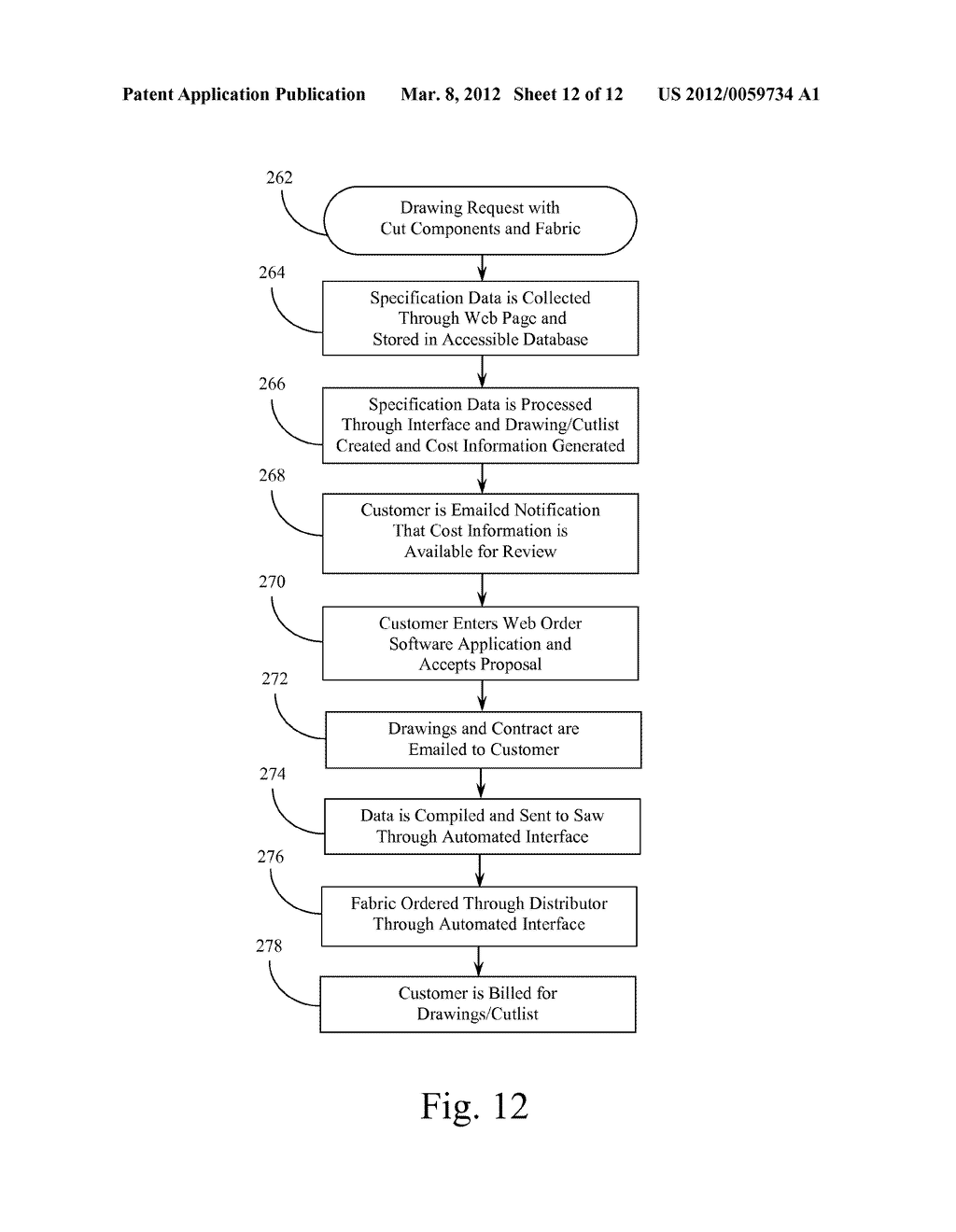 Systems and Methods for Automated and Remote Fabrication of Fabric Awnings - diagram, schematic, and image 13