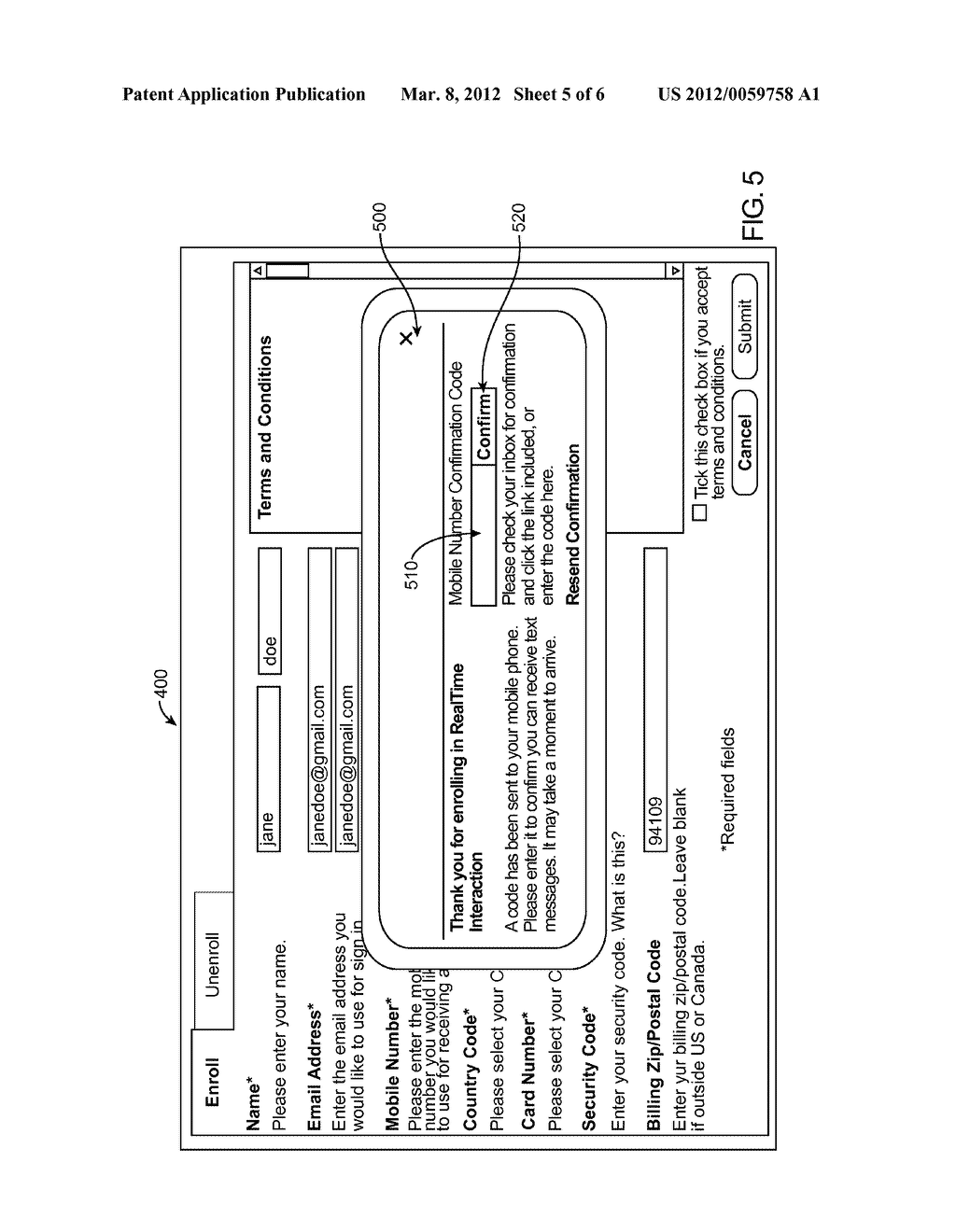 Protecting Express Enrollment Using a Challenge - diagram, schematic, and image 06