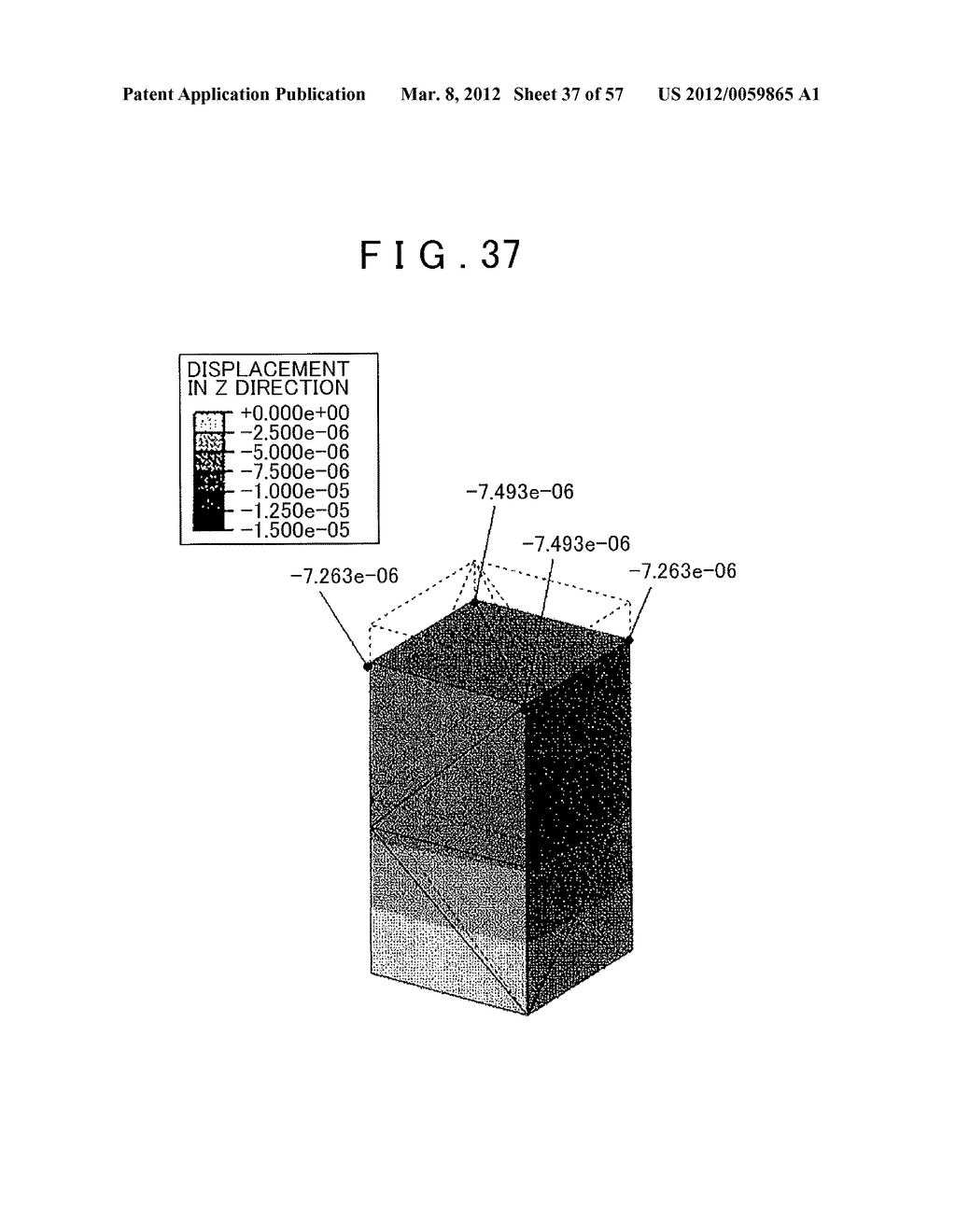 ANALYSIS METHOD USING FINITE ELEMENT METHOD, AND ANALYTICAL COMPUTATION     PROGRAM USING FINITE ELEMENT METHOD - diagram, schematic, and image 38