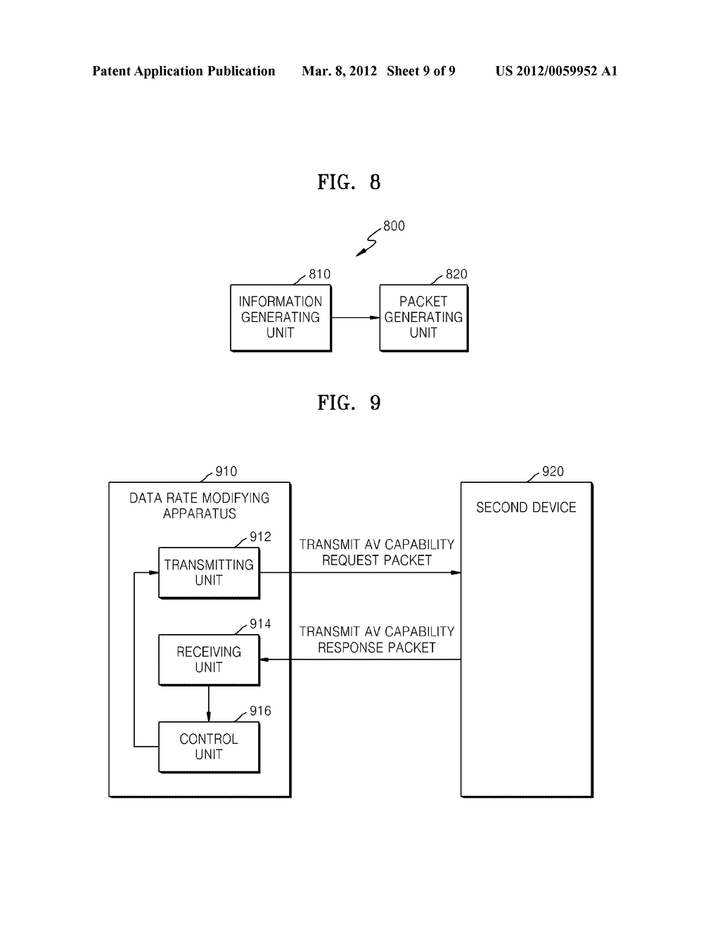 METHOD AND APPARATUS FOR GENERATING CONTROL PACKET - diagram, schematic, and image 10