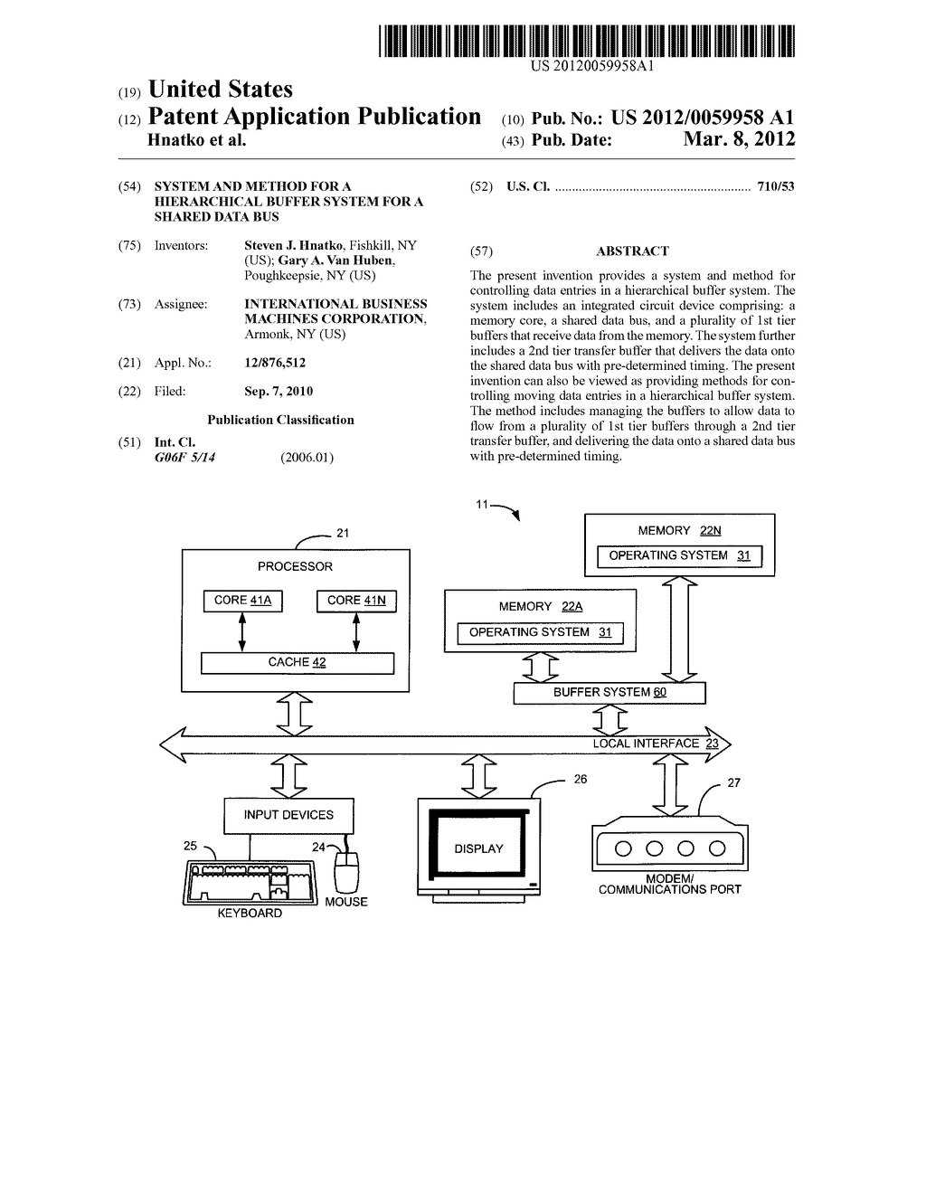 SYSTEM AND METHOD FOR A HIERARCHICAL BUFFER SYSTEM FOR A SHARED DATA BUS - diagram, schematic, and image 01