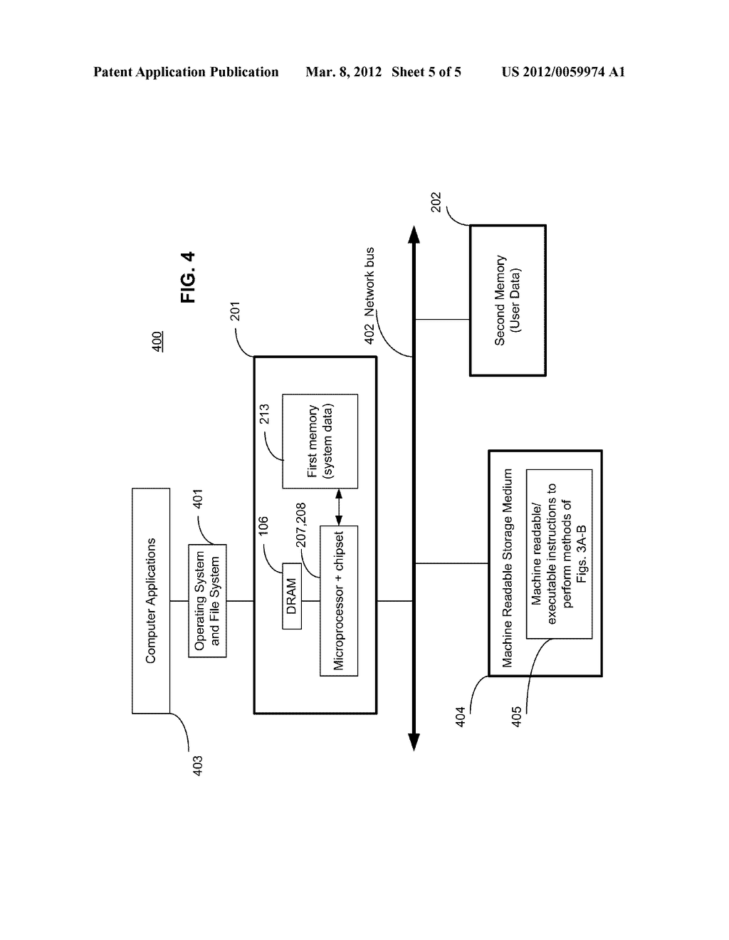 METHOD AND APPARATUS FOR IMPROVING COMPUTER SYSTEM PERFORMANCE BY     ISOLATING SYSTEM AND USER DATA - diagram, schematic, and image 06