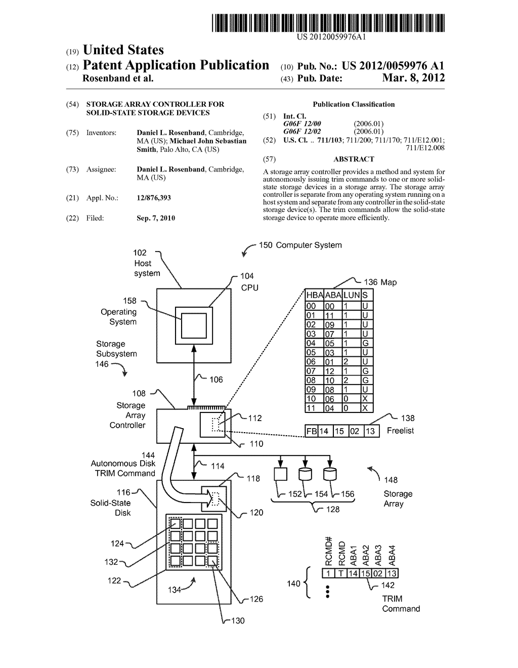 STORAGE ARRAY CONTROLLER FOR SOLID-STATE STORAGE DEVICES - diagram, schematic, and image 01