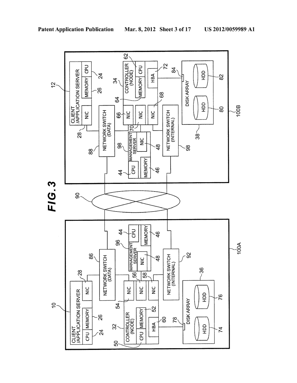 CLUSTER TYPE STORAGE SYSTEM AND METHOD OF CONTROLLING THE SAME - diagram, schematic, and image 04