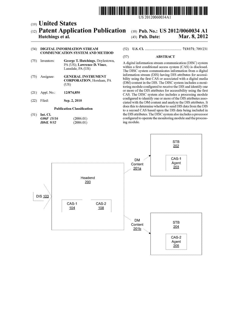 DIGITAL INFORMATION STREAM COMMUNICATION SYSTEM AND METHOD - diagram, schematic, and image 01