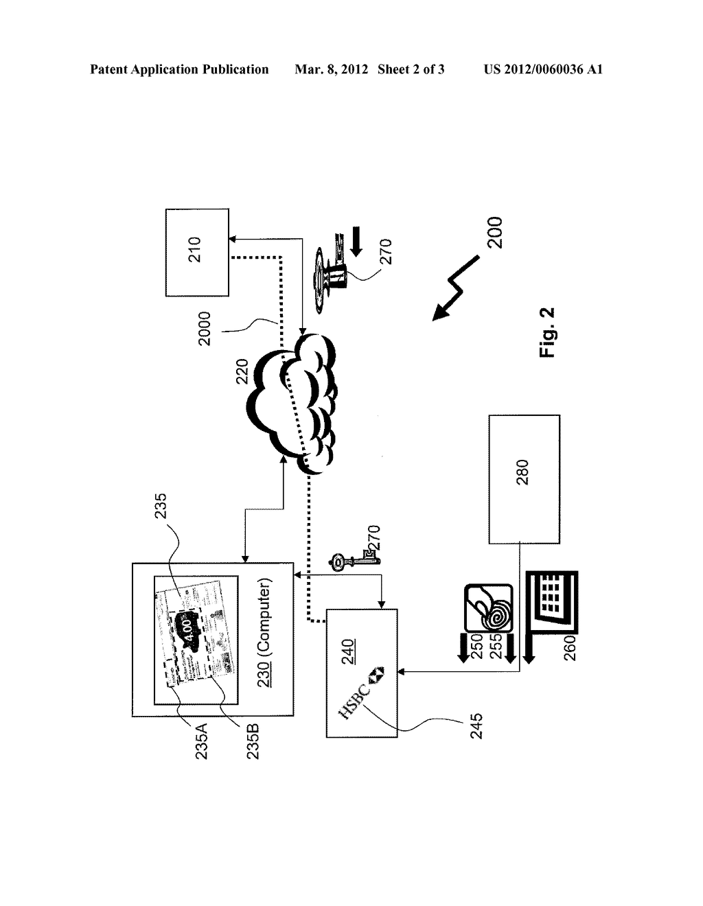 Method of  Providing Transactions Employing Advertising Based Verification - diagram, schematic, and image 03